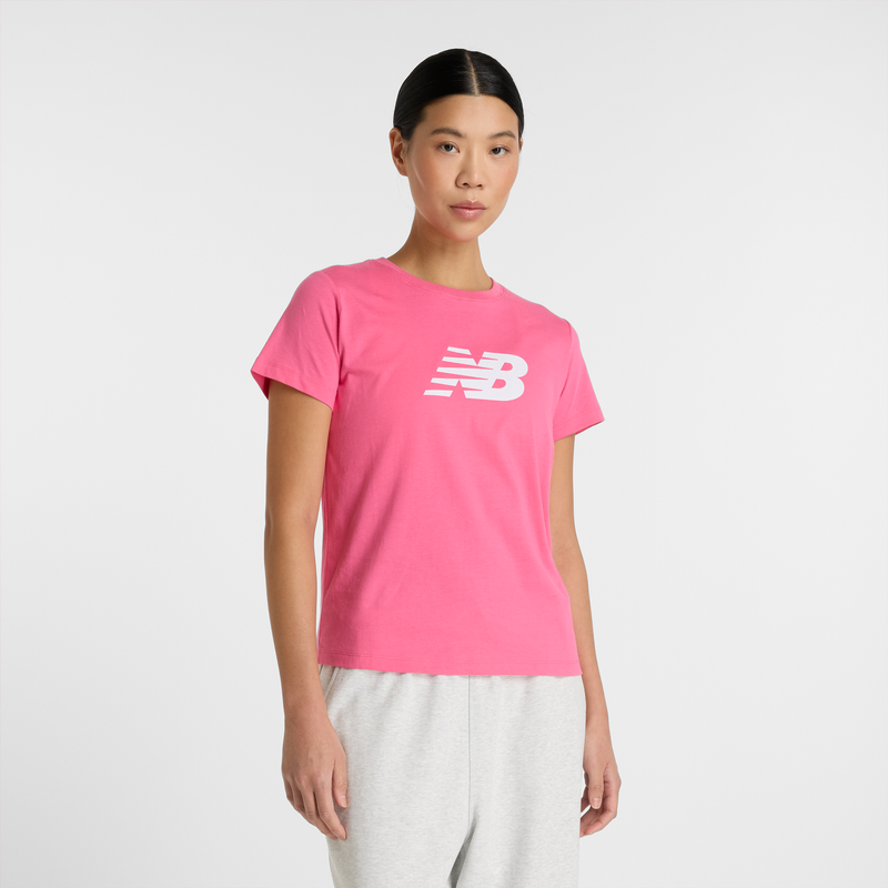 Levně Dámské tričko New Balance WT43582DAB – růžové