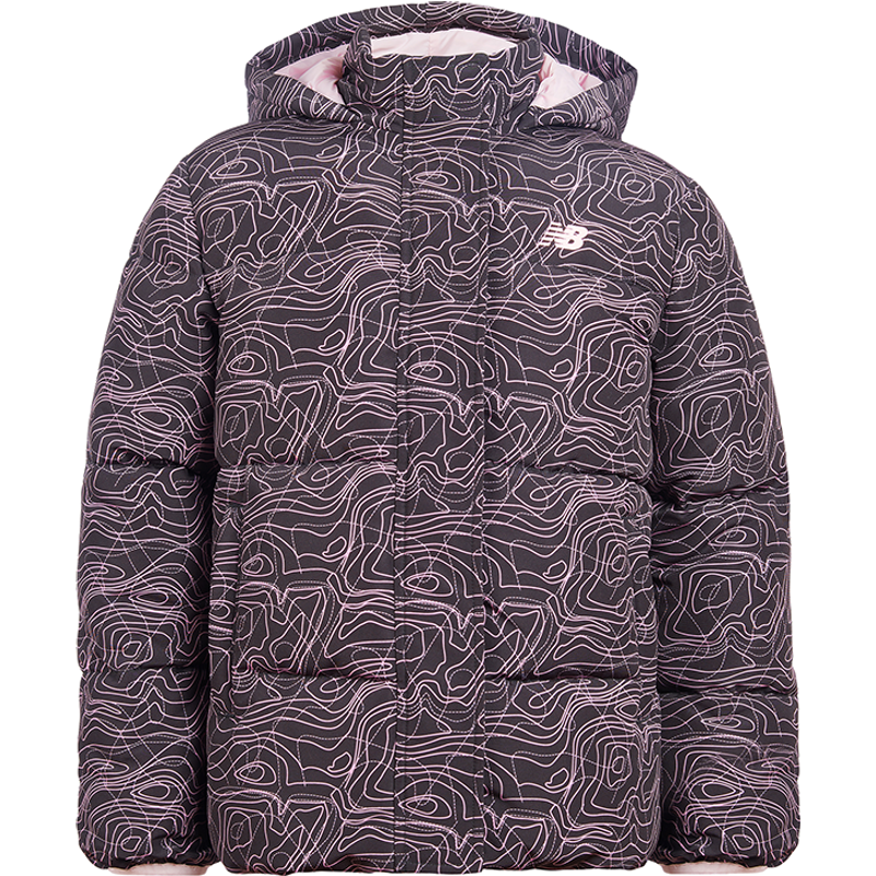 Levně Dětská bunda New Balance LAKG0025BK – různobarevné