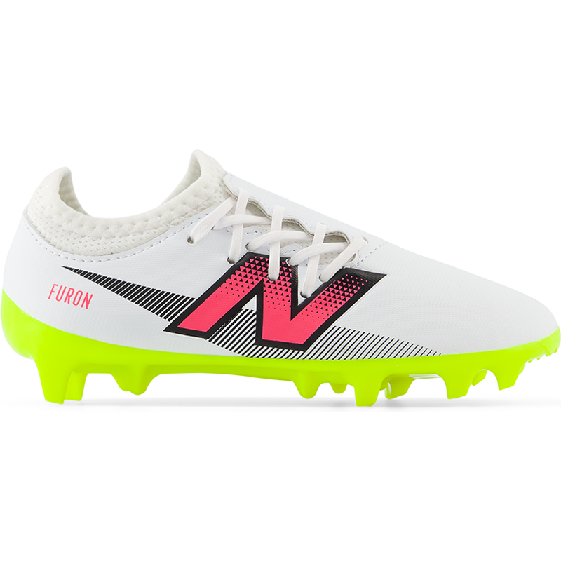 Levně Kopačky New Balance FURON V7+ DISPATCH JNR FG SJF3FH75 – bílé
