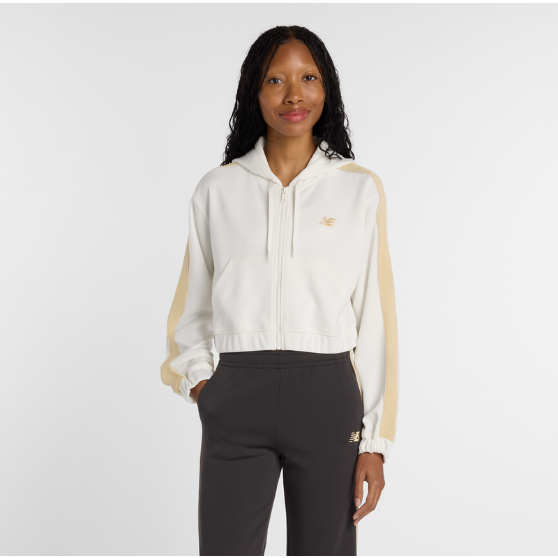 Levně Dámská mikina New Balance WJ61B759SST – béžové