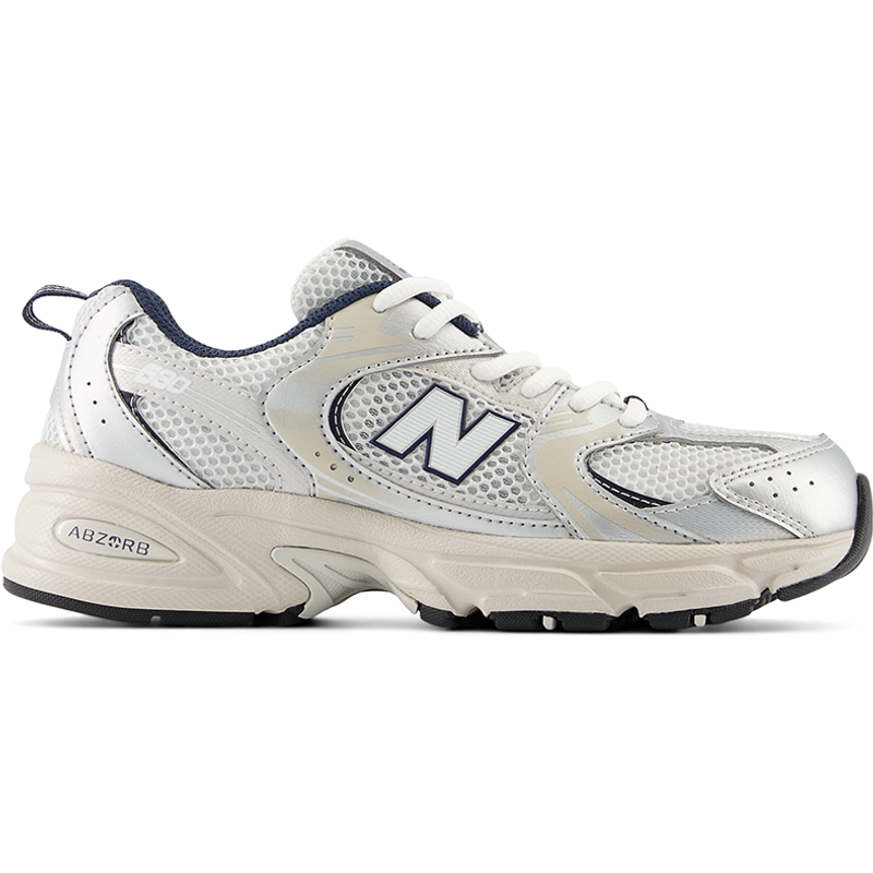 Levně Dětské boty New Balance GR530KA – bílé