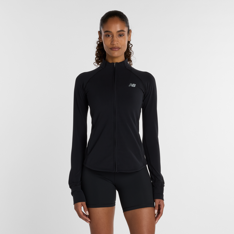 Levně Dámská mikina New Balance WJ53101BK – černé