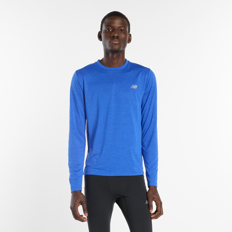 Levně Pánské tričko New Balance MT41256BEA – modré