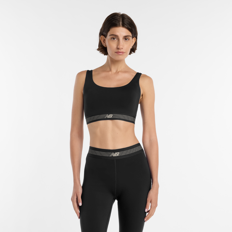 Levně Sportovní podprsenka New Balance WB61Q0QKBK – černé