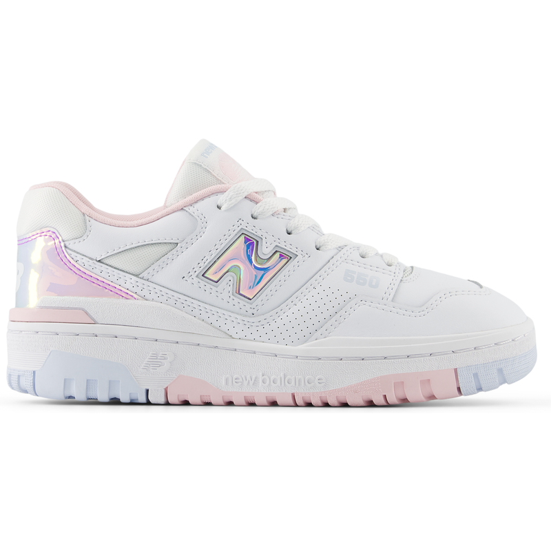 Levně Dětské boty New Balance GSB550HW – bílé