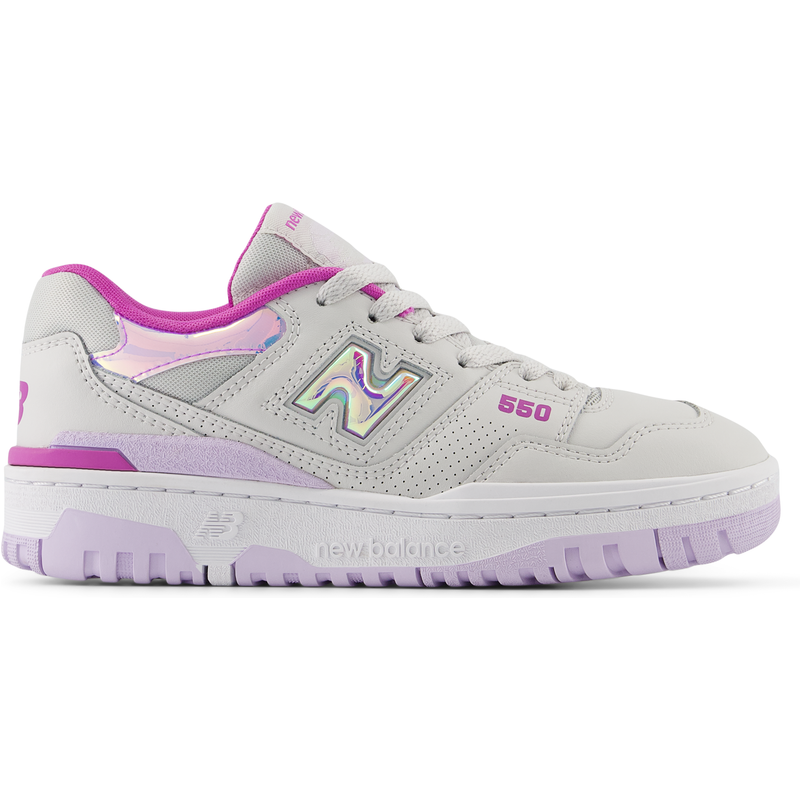 Levně Dětské boty New Balance GSB550HG – šedé