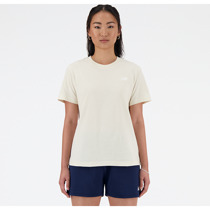 Levně Dámské tričko New Balance WT41509LIN – béžové