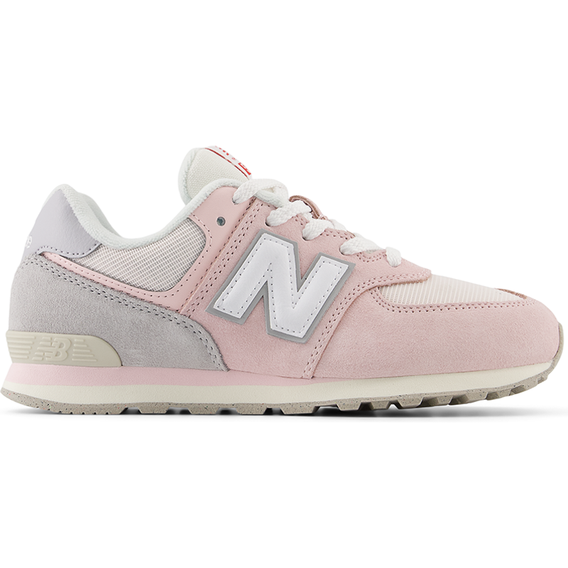 Levně Dětské boty New Balance GC574BKM – růžové