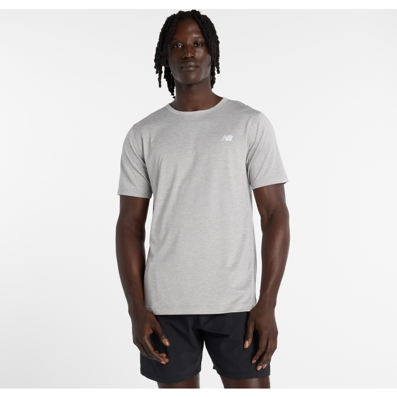 Levně Pánské tričko New Balance MT61O0U4AG – šedé