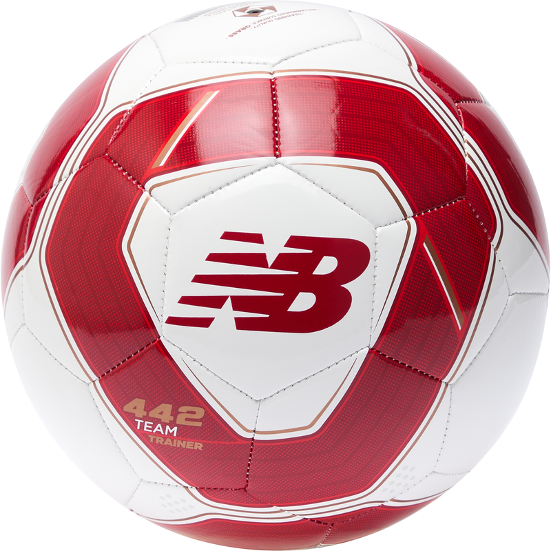 Levně Míč New Balance 442 TEAM TRAINER FB23062GWRD – bílé