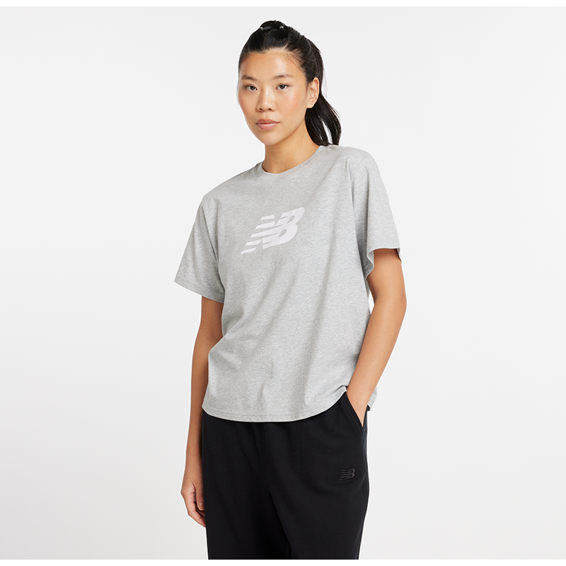 Levně Dámské tričko New Balance WT43583AG – šedé