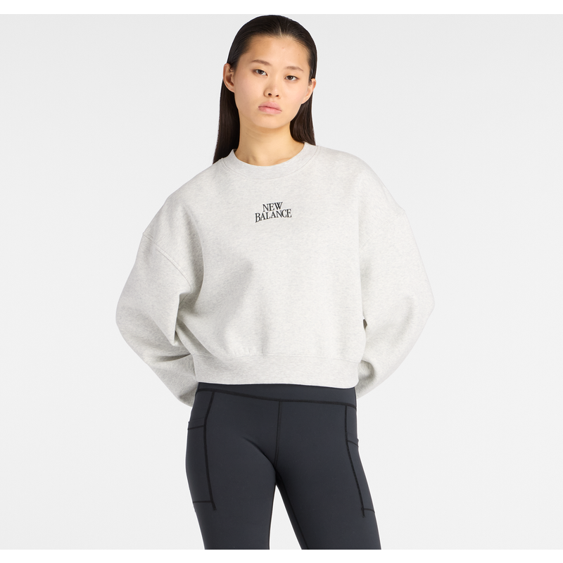 Levně Dámská mikina New Balance WT61935IAHH – šedé