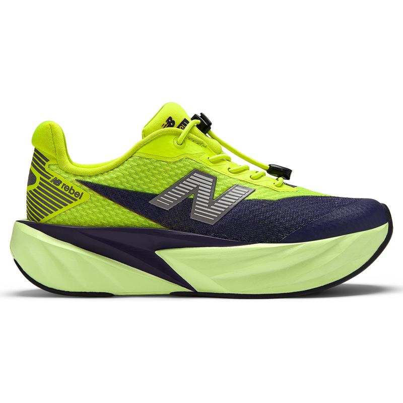 Levně Dětské boty New Balance FuelCell Rebel v5 PFCX7Z6 – zelené