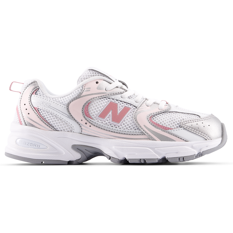 Levně Dětské boty New Balance GR530EC – bílé