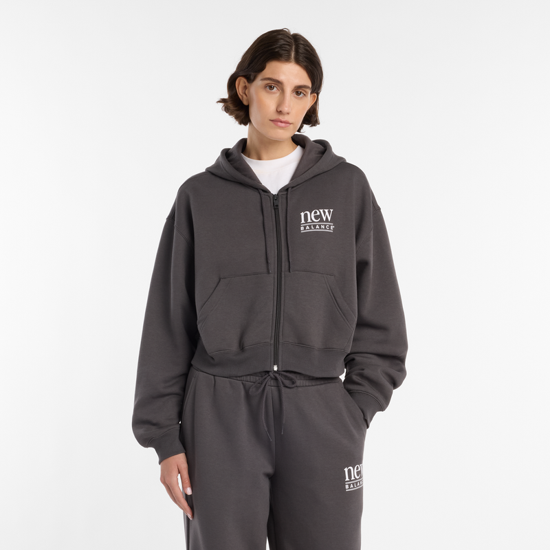 Levně Dámská mikina New Balance WJ6109B2ABR – šedé