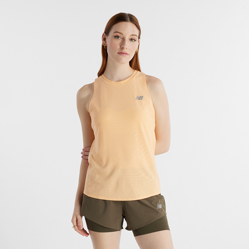 Levně Dámské tričko New Balance WT41280PAE – oranžová
