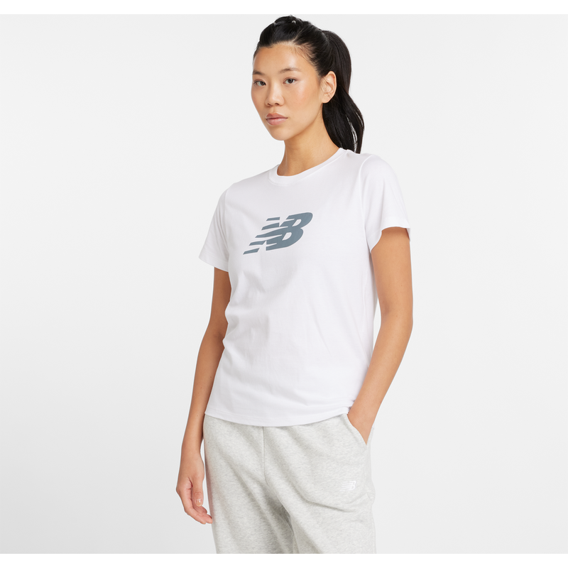 Levně Dámské tričko New Balance WT43582WT – bílé