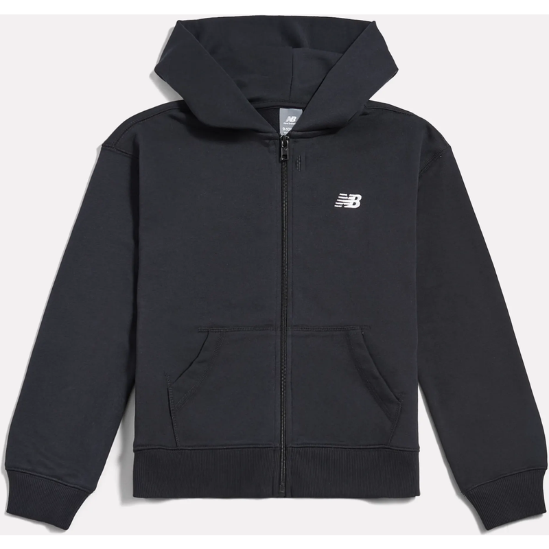 Levně Dětská mikina New Balance LAKG0057BK – černé