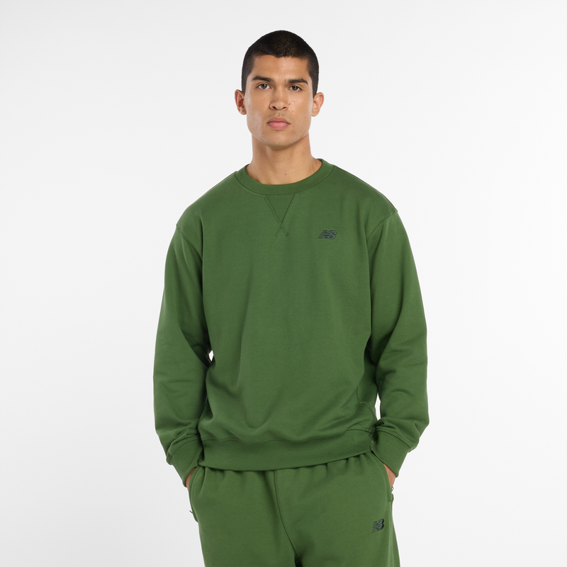 Levně Pánská mikina New Balance MT41506DAE – zelené