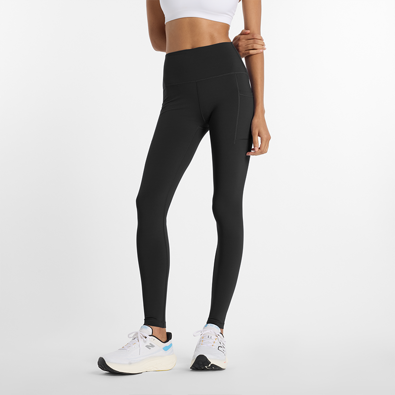 Levně Dámské legíny New Balance WP51275BK – černé