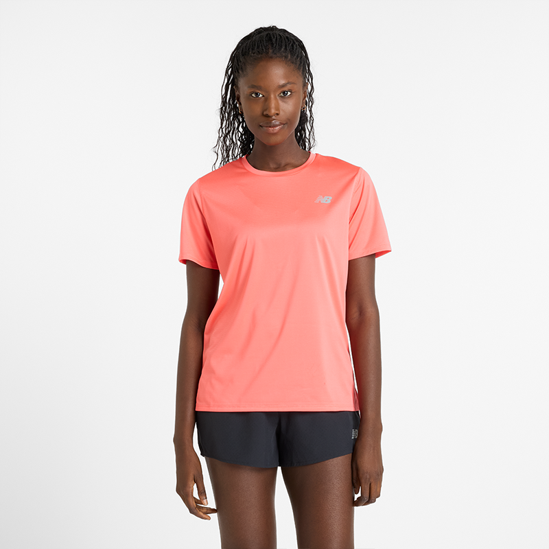 Levně Dámské tričko New Balance WT41222DTR – oranžová