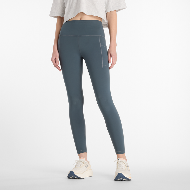 Levně Dámské legíny New Balance WP51268GT – šedé