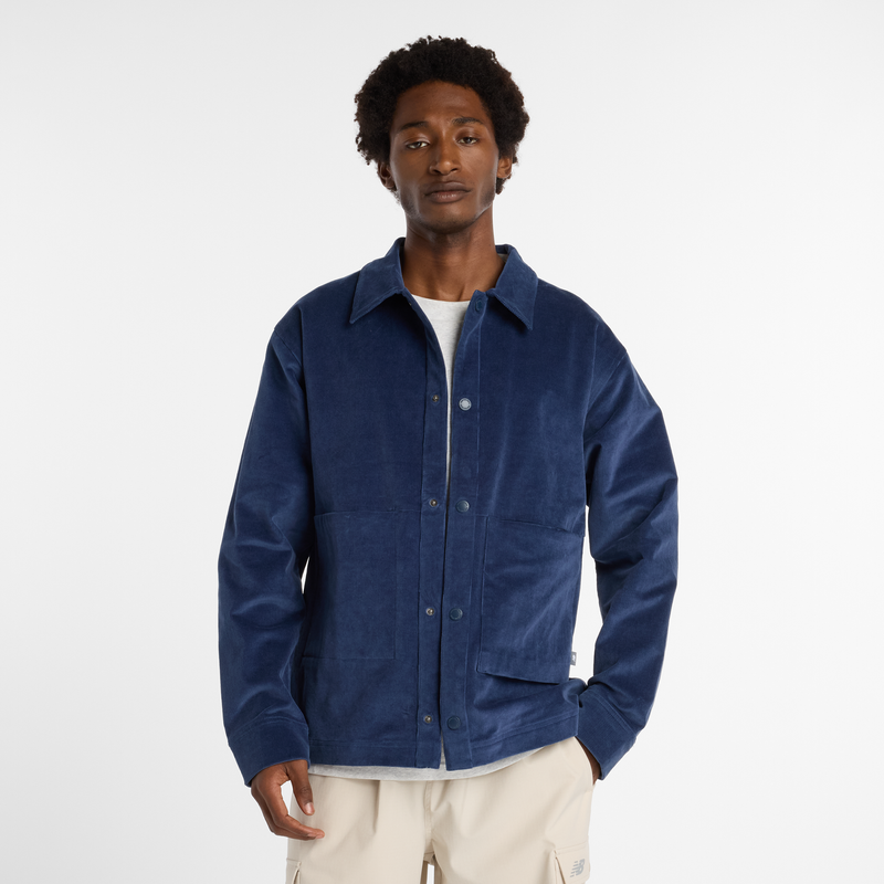 Levně Pánská bunda New Balance MT53524NNY – tmavomodrá