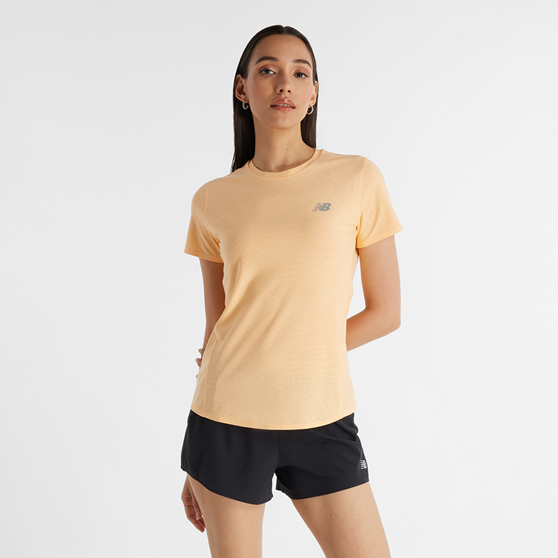 Levně Dámské tričko New Balance WT41281PAE – oranžová