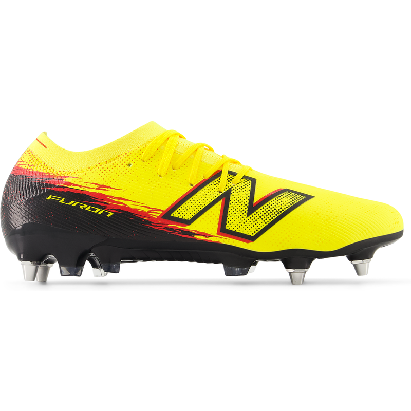 Levně Pánské kopačky New Balance FURON ELITE SG V8 UF1S93W – žluté