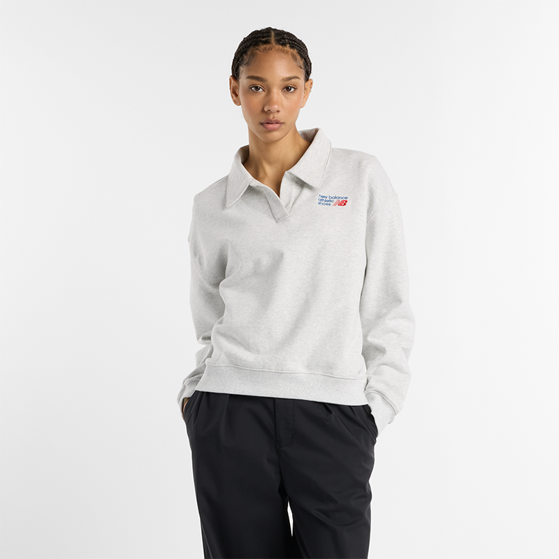 Levně Dámská mikina New Balance WT51513AHH – šedé
