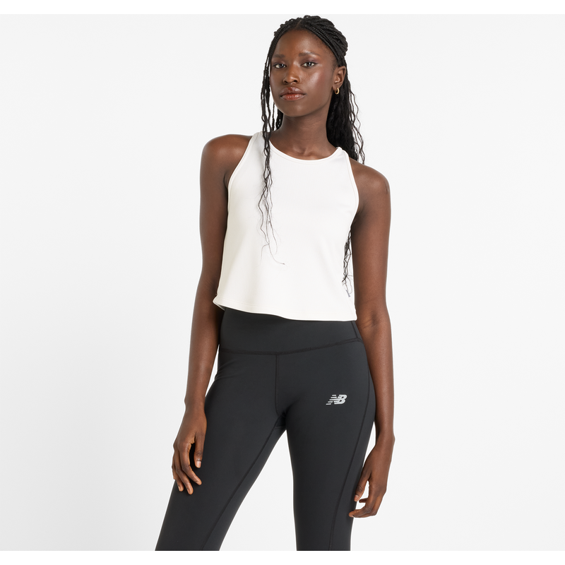 Levně Dámské tričko New Balance WT51551LIT – bílé