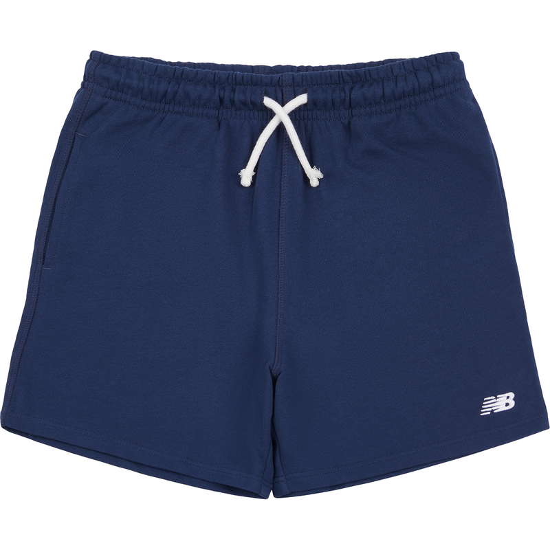 Levně Dětské šortky New Balance LAKB0008NNY – tmavomodrá