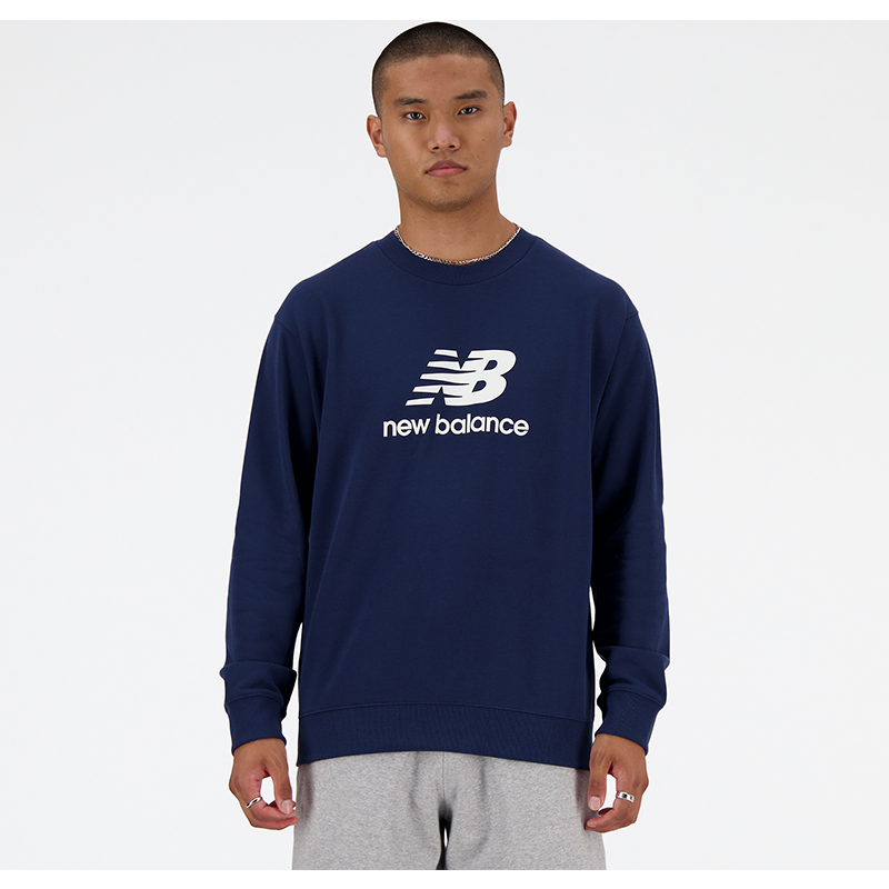 Levně Pánská mikina New Balance MT41500NNY – tmavomodrá