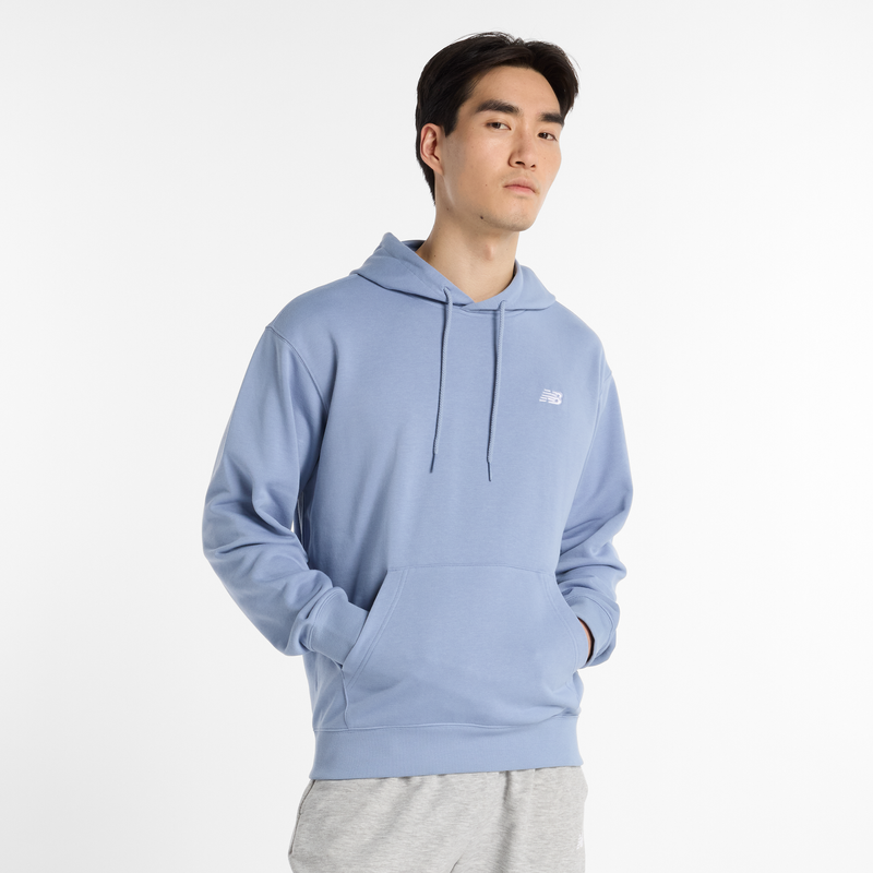 Levně Pánská mikina New Balance MT41508DUS – modré