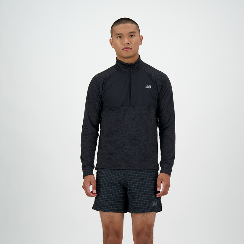 Levně Pánská mikina New Balance MT43204BK – černé