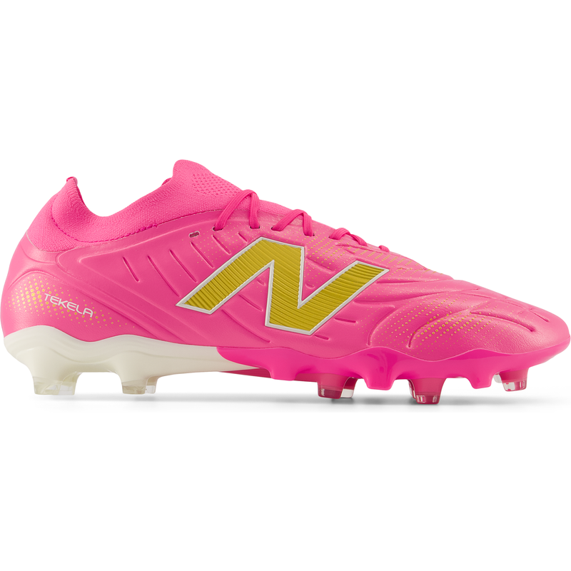 Levně Pánské kopačky New Balance TEKELA PRO FG V5 UT2FL1W6 – růžové