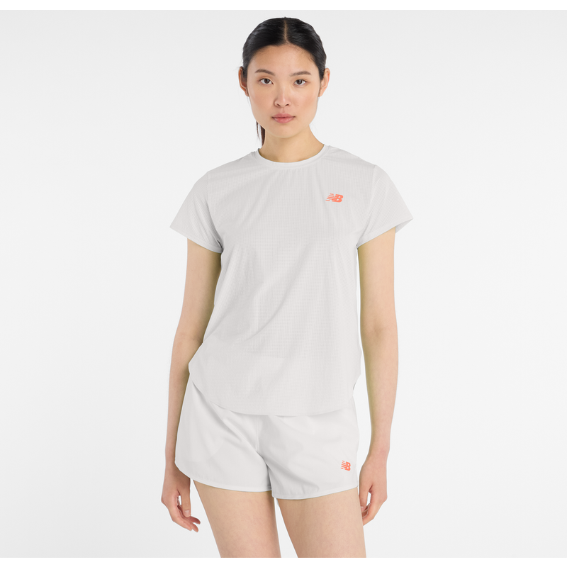 Levně Dámské tričko New Balance WT51227GYM – šedé