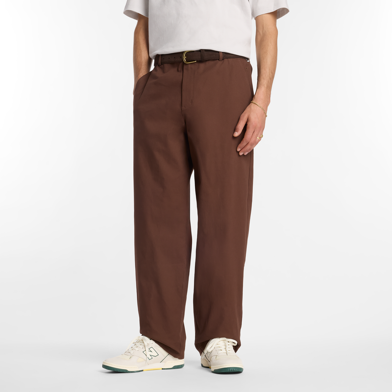 Levně Pánské kalhoty New Balance Numeric MP51953ABJ – hnědý