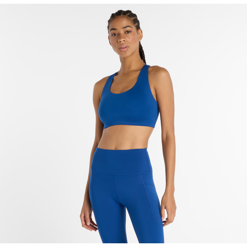 Levně Sportovní podprsenka New Balance WB51053GAB – modré
