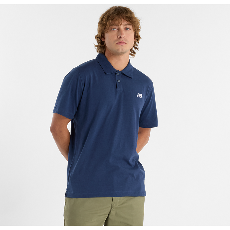 Levně Pánské tričko New Balance MT51504NNY – tmavomodrá