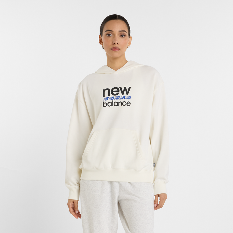 Levně Dámská mikina New Balance WT51519SST – béžové