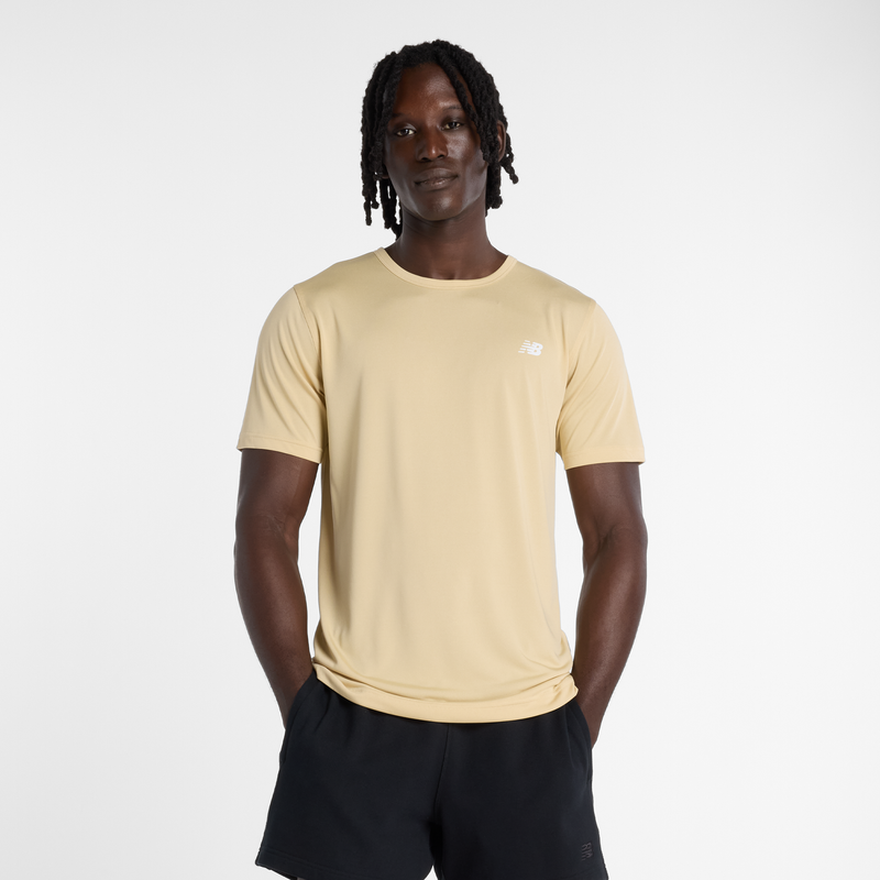 Levně Pánské tričko New Balance MT61O0U4ABC – žluté