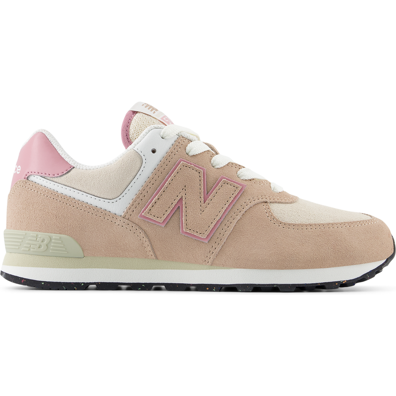 Levně Dětské boty New Balance GC574QTC – béžové