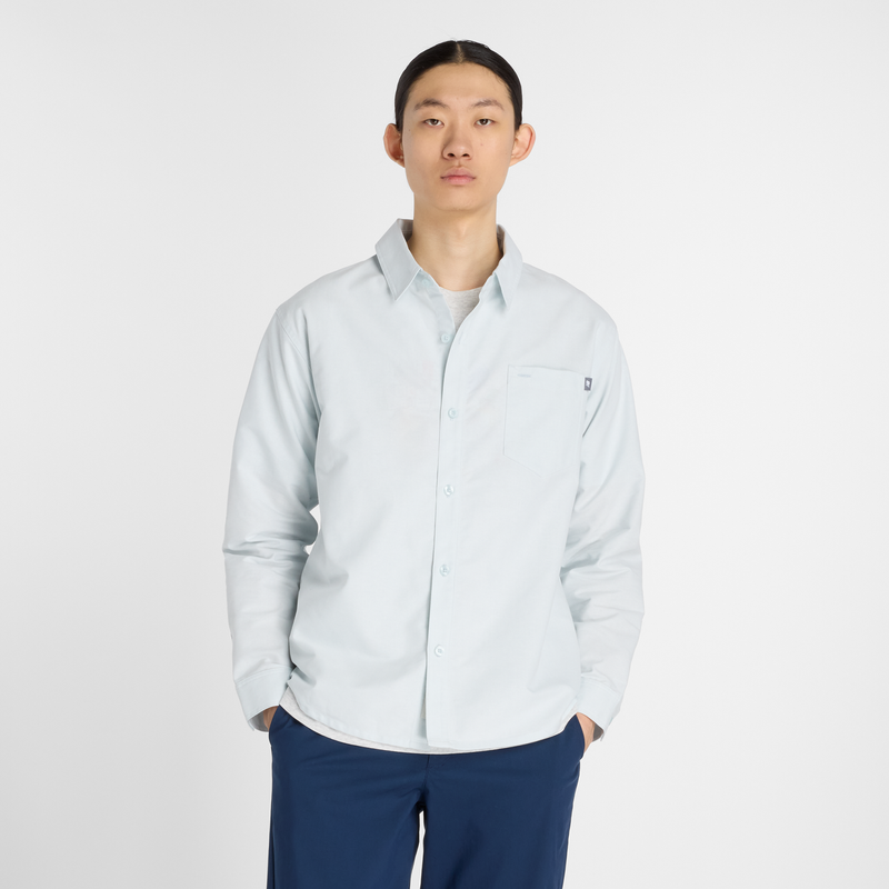 Levně Pánská košile New Balance MT53523FRL – modré