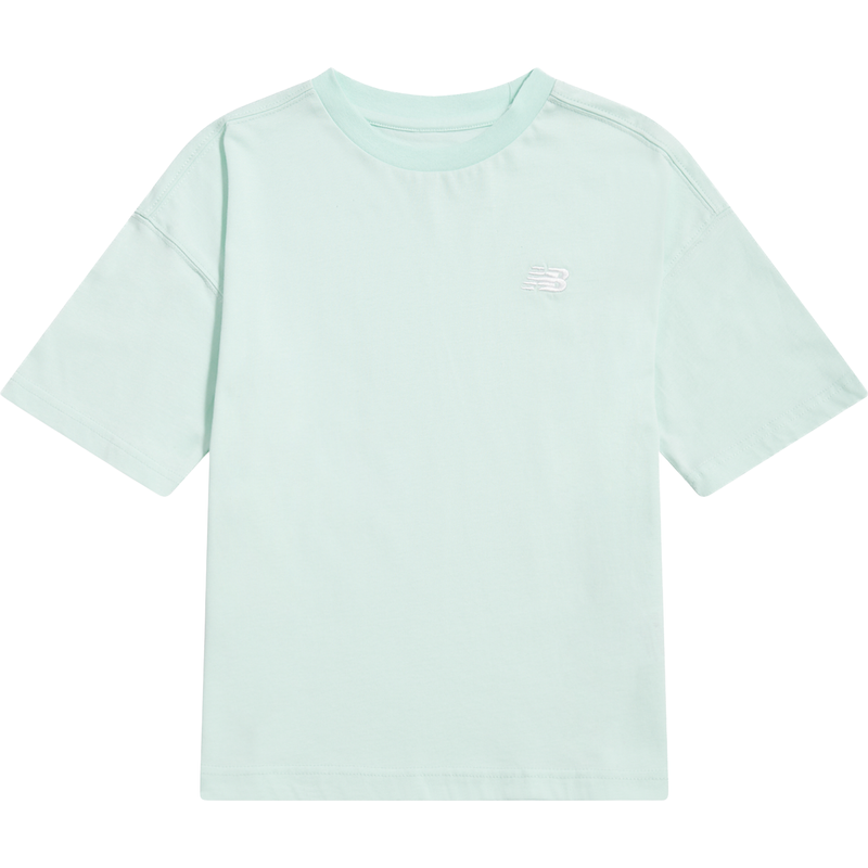 Levně Dětské tričko New Balance LAKG0001COJ – mátové