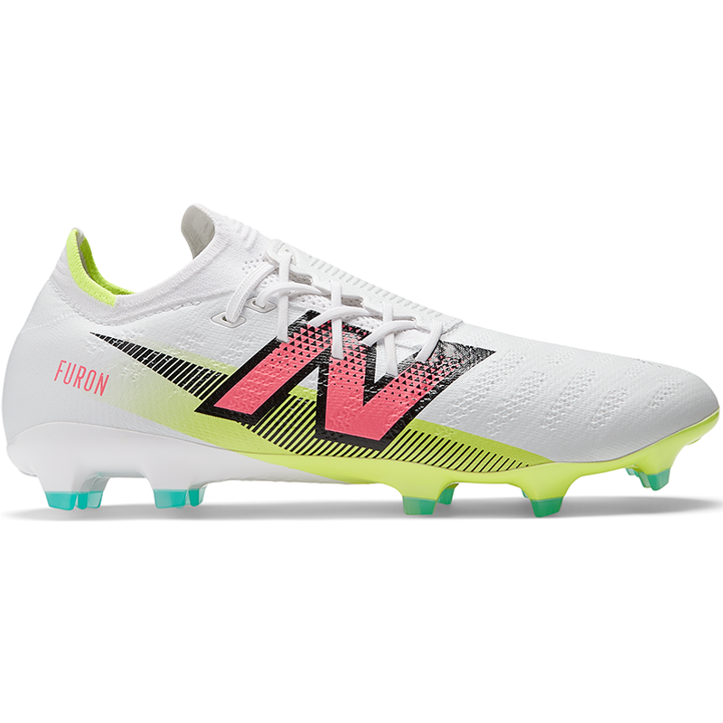 Levně Pánské kopačky New Balance FURON PRO FG V7+ SF1FH75 – bílé