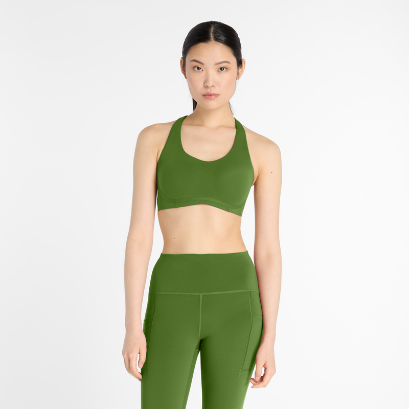 Levně Sportovní podprsenka New Balance WB51052AGN – zelené