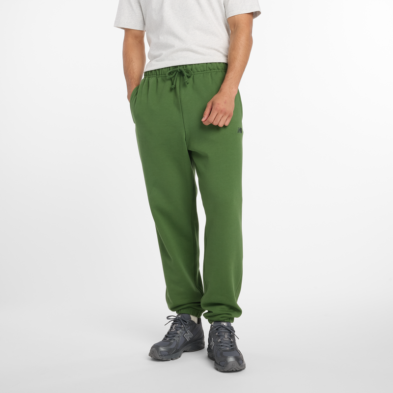 Levně Pánské kalhoty New Balance MP41508DAE – zelené
