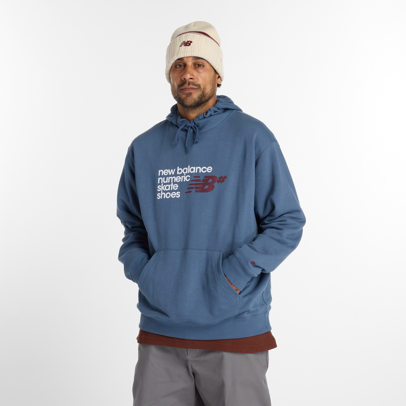 Levně Pánská mikina New Balance Numeric MT51954VTI – modré