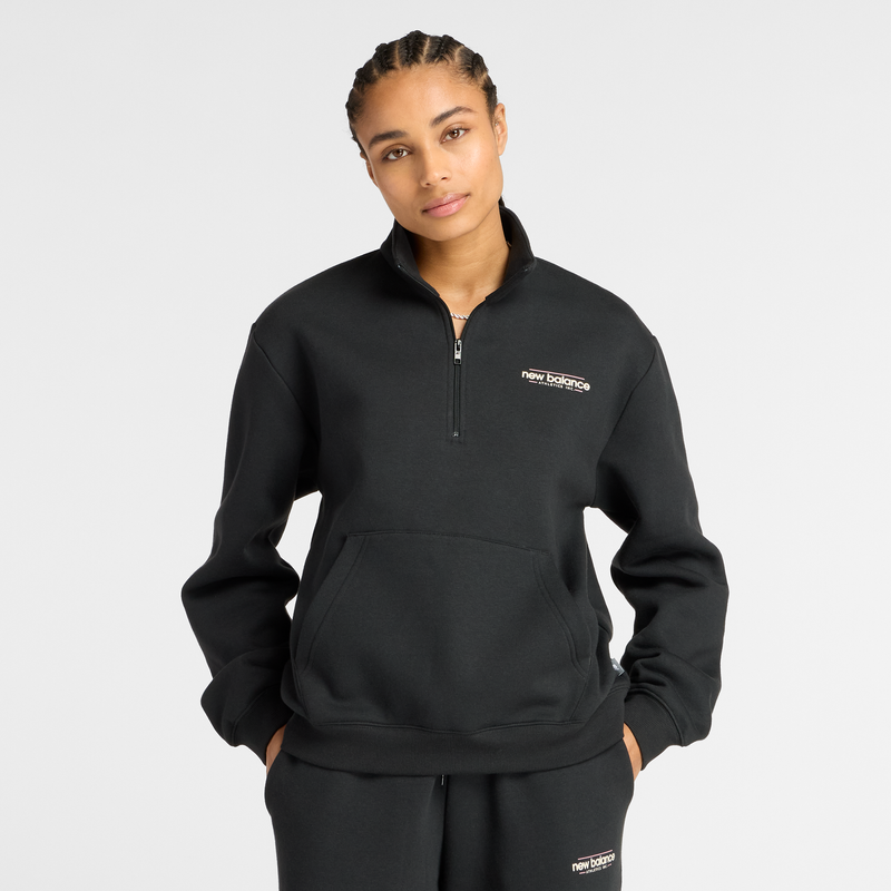 Levně Dámská mikina New Balance WT53513BK – černé